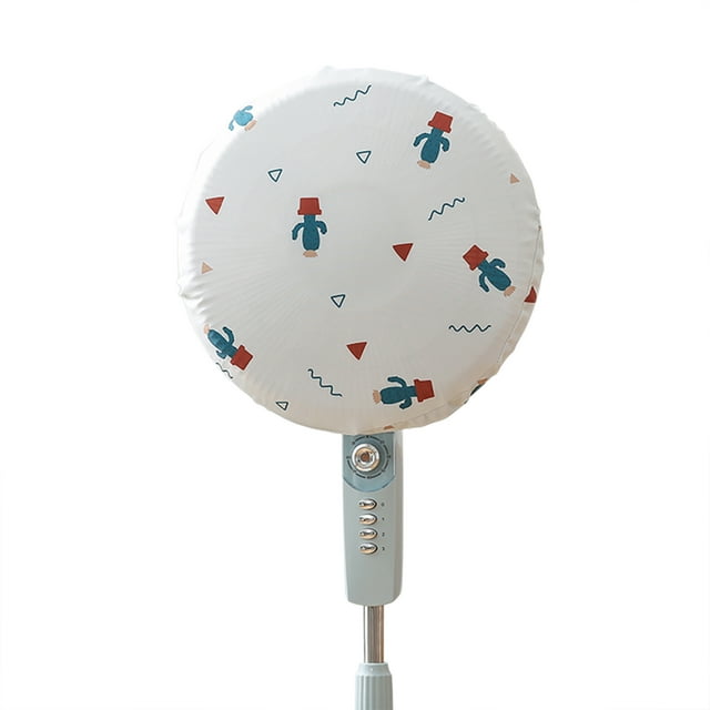 Ventilador eléctrico redondo de 45 cm, cubierta a prueba de polvo, cubierta a prueba de humedad para ventilador de Pedestal, ventilador de suelo