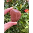 thumbnail image 4 of Red Goldstone Gemstone Hearts, Polished Red Goldstone Puffy Hearts, Red Goldstone Palm Stone, Red Goldstone Heart (10 Hearts）, 4 of 9