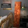 thumbnail image 5 of Oriental Furniture 6 ft. Tall Burl Wood Pattern Canvas Room Divider - 3 Panel, 5 of 7