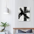 thumbnail image 4 of ARISTURING Creaote Abstract  Wall Art for Living Room Decor, Black and White Painting Canvas Print Artwork Modern Home Decoration for Bedroom Decor 16x20 in, 4 of 5