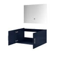thumbnail image 3 of Navy Blue 36 In. Bath Vanity With Included Led Mirror - Spacious Storage Compartment Ready To Install And X 22 Abundant Effortless Installation Procedure, 3 of 5