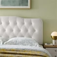 thumbnail image 4 of Pemberly Row King Diamond Tufted Performance Velvet Headboard in White, 4 of 6