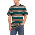 thumbnail image 2 of Striped T Shirts for Men 2026 Summer Casual Short Sleeve Crewneck Color Block Tee Shirt Streetwear, 2 of 5