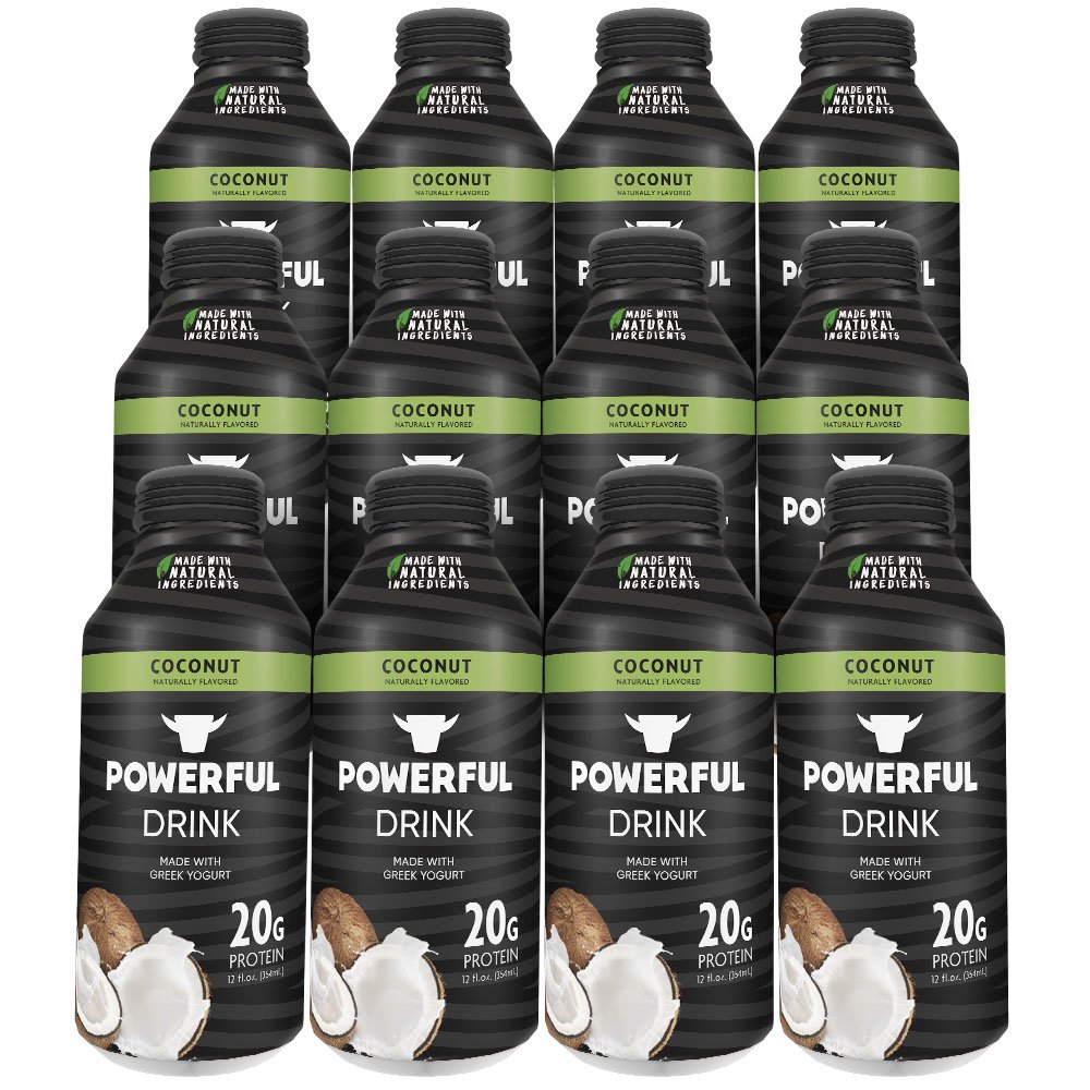Powerful Coconut Greek Yogurt Protein Drink (12 Count)