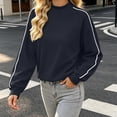 thumbnail image 4 of Enjoytime Sweatshirts for Women Mock Neck Long Sleeve Pullover Sweatshirts Fall Winter Fashion Casual Plus Size Clothes, 4 of 8