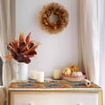 thumbnail image 2 of Table Runner Dresser Scarves 72 Inch Long,Fall Thanksgiving Harvest Pumpkin Linen Dining Table Runners Retro Blue Truck Farmhouse Barn Tabletop Scarf for Wedding Holiday Party Kitchen, 2 of 9