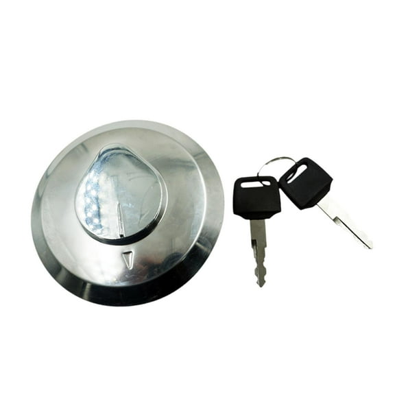Motorcycle Locking Lid Fuel Gas Tank Cap Replacement Part Easy Installation with 2 Keys for Professional Use