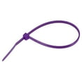 thumbnail image 2 of Uxcell Cable Ties Cable Zip Ties Adjustable Cable Tie Wraps Self-Locking Nylon  5.9" x  0.1" Purple 80pcs, 2 of 5