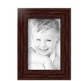 thumbnail image 2 of ArtToFrames 4" x 6" Walnut Picture Frame, 4x6 inch Brown MDF Poster Frame (WOM-4106), 5 Pack, 2 of 8
