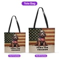 thumbnail image 5 of Freedom Paws Patriotic Wirehaired Pointing Griffon Vintage Memorial Day All Over Print 3D Canvas Tote Bag Dog Lover Reusable Handbag - 12006, 5 of 5