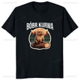 thumbnail image 2 of Camiseta con estampado divertido de dibujos animados Bobr Kurwa Meme para hombre, ropa de calle de estilo Harajuku, camiseta Hipster transpirable para mujer, 2 of 5