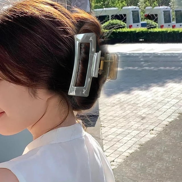 Pinzas para el pelo perfecl adornos de moda 10 cm gris