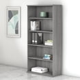 thumbnail image 5 of Studio C 5 Shelf Bookcase in Platinum Gray - Engineered Wood, 5 of 5
