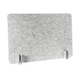 thumbnail image 2 of Mampara acústica para mesa, separador, biombo, divisor de mesa para la zona de recepción. Rectángulo Gris Claro, 2 of 8