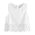 thumbnail image 6 of LILIYA Plus Size Tank Tops for Women Trendy Solid Summer Tank Tops Spaghetti Strap Tunic Crew Neck Sleeveless Camisoles for Women Basic Cami Layering Shirts, 6 of 6