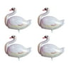 4x Flamingo And Decorations - Flamingo Swan Balloons, Large Balloon for Supplies
