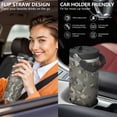 thumbnail image 5 of Camouflage 30oz Handheld Travel Tumbler with Handle – Double Wall Stainless Steel Insulated Cup, Flip Straw Lid, Leak-Proof & BPA-Free for Hot and Cold Drinks – Durable Coffee & Juice Mug Black, 5 of 6