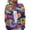 Purple Pink(Halloween Pumpkin), variant on Halloween Cardigan for Women Funny Black Cat Womens Sweaters Cardigan Knit Button Up Cropped Long Sleeve Fall Holiday Soft Cardigan Outwear Hot Pink 5XL