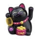 thumbnail image 1 of Colección de figuras de gato de dibujos animados con brazo que agita, adorno Feng Shui para oficina Negro, 1 of 9