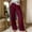 Wine, variant on LEBONYARD Women'S Sweatpants,Women's Loose Wide Leg Pants High Waist Straight Pants Casual Pants Blue S