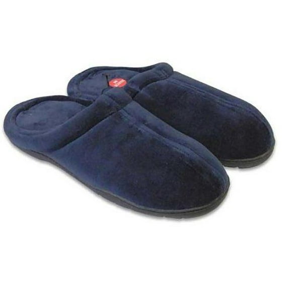 Indoors And Outdoors Memory Foam Slip Resistant Slippers Arch Support Foam Cushioning- Medium - Navy Blue