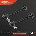 thumbnail image 6 of A-Premium 2Pcs Rear Lower Forward Control Arm with Ball Joint Compatible with Hyundai Elantra 2007-2012 L4 2.0L, Replaces# 552501H000, 552502H000, 6 of 9