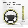 thumbnail image 3 of Uemuo Corn And Corn Oil Printed Car Elastic Steering Wheel Cover - Universal Car Accessory for Diverse Cars Anti-Slip, and Comfortable- 15", 3 of 8