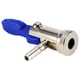 thumbnail image 1 of M Buder Conector de Válvula de Neumático 6 mm / 0.24 inches Inflador de Aire Automotriz Universal para Coche, Motocicleta y Bicicleta con Clip de Plástico Azul y Revestimiento Niquelado, 1 of 8