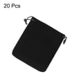 thumbnail image 3 of Uxcell 20 piezas Bolsas de Terciopelo con Cuerdas 4 x 4.7 Pulgadas Bolsas de Regalo para Joyería para Empaque de Joyería, Negro, 3 of 7
