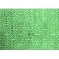 thumbnail image 1 of Ahgly Company Indoor Rectangle Trellis Emerald Green Modern Area Rugs, 8' x 10', 1 of 4