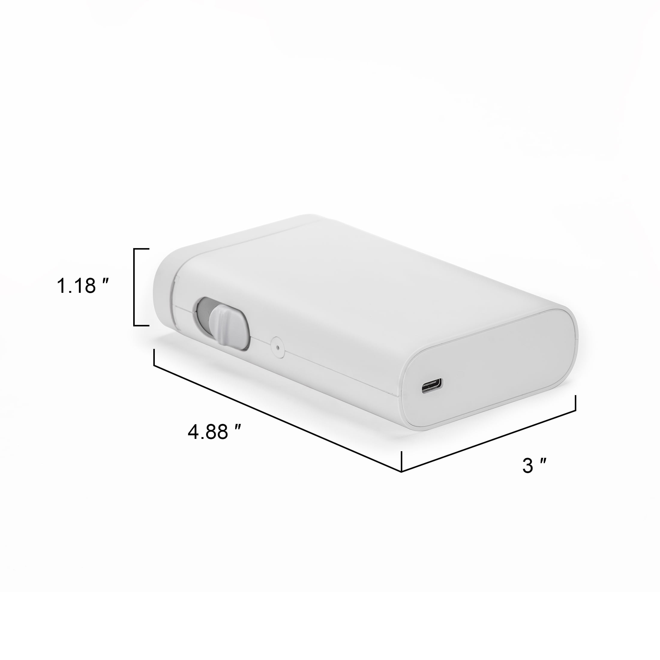 Core Innovations Wireless Bluetooth Portable Label Maker with Built-in Cutter and Starter Rolls