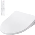 thumbnail image 1 of Electric bidet toilet seat - elongated smart heated seat con endless warm water, ewater wand cleaning, wireless remote, self - clean adjustable nozzle, y easy installation, 1 of 7