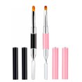 thumbnail image 2 of 2 piezas multifuncional Nail Art Pen Brush Herramienta de pintura de uñas Herramienta de arte de uñas Accesorios de decoración de uñas Suministros para mujeres Dama, 2 of 5