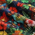 thumbnail image 5 of YIUME Hawaiian Shirt For Men 1940s Vintage TIKI BAR Shirt Camp Collar, 5 of 8