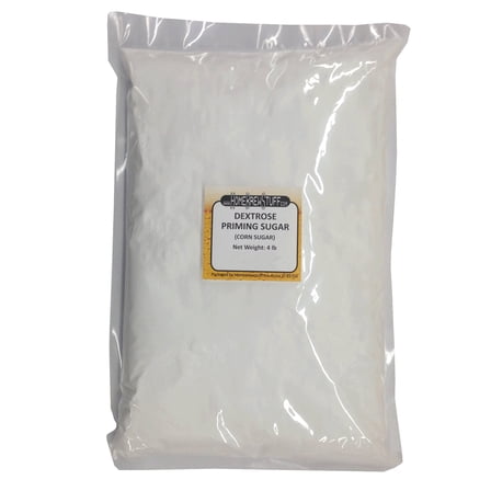 Homebrewstuff Priming Sugar 4 Lbs Corn Sugar Dextrose Fermentable Adjunct Homebrew Beer Making