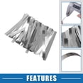 thumbnail image 3 of Unique Bargains 100pcs Car 99.6% Pure Nickel Strip Tape 0.15x8x100mm for 18650 Battery Lithium Battery Pack Welding, 3 of 6