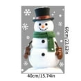 thumbnail image 5 of Christmas Wreath Window Stickers, Large Static Cling Decals for Glass Door Shop Decoration(I), 5 of 6