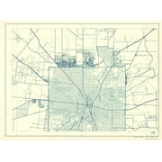 Bexar County Texas - Highway Department 1936 - 23.00 x 31.07 - Glossy Satin Paper