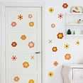 thumbnail image 3 of 1Sheet Cartoon Flowers Wall Sticker Pink Flower Wall Decor Orange Flower Wall Decals Vinyl Wall Art Decal for, 3 of 8
