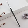 thumbnail image 6 of 3Pcs/Set Eyeshadow Brush Fine Angled Wooden Handle Multifunction Portable Eyeliner Brush Eye Makeup Tool Daily Use, 6 of 7