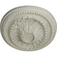 thumbnail image 3 of Ekena Millwork 18 1/2"W x 13 1/2"H x 1 7/8"P Saverne Ceiling Medallion, Hand-Painted Pot of Cream Crackle, 3 of 4