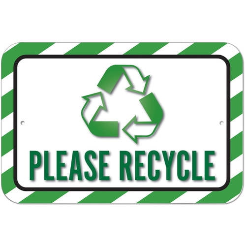 Please Recycle Sign