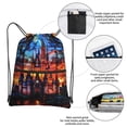 thumbnail image 3 of Rocae Magical Stained Glass Castle for Drawstring zipper Backpack Gym Backpack Bag for Men and Women, 3 of 6