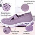 thumbnail image 4 of GalaGarb Mesh Breathable Casual Shoes Slip on Design Shock Absorbing Midsole Anti Slip Durable Sole Comfort Walking Sneakers Multi Color Fashion Daily Footwear, 4 of 7