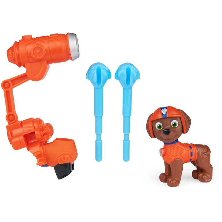 PAW Patrol, Zuma Action Figure with Clip-on Backpack and