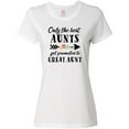 thumbnail image 3 of Inktastic Only the Best Aunts Get Promoted to Great Aunt Women's T-Shirt, 3 of 5