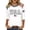 White, variant on Patriotic Shirts for Women 3/4 Sleeve Womens Tops Patriotic Flag Eagle Print Tops 1776-2026 Tshirt Gifts,Navy(M)