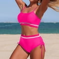 thumbnail image 6 of Afdoent Womens Tankini Bathing Suits Athletic Strap Tankini Swimsuit Two Piece Swimwear With And Adjustable Ties Bathing Suit For Vacation, 6 of 6
