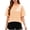 Orange*first day of school outfit women, variant on Short Sleeve Stripes Womens Tops Tie Back Cut Out T Shirts Casual Crewneck Blouses S-2XL