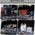 thumbnail image 3 of COEQINE Cargo Liner for SUV, Durable Rear Trunk Liner Heavy Duty Cargo Mat Back Seat Cover Protector Fashion Car Accessories Decor, 29" x 39", Butterfly Floral Moon Pink, 3 of 7